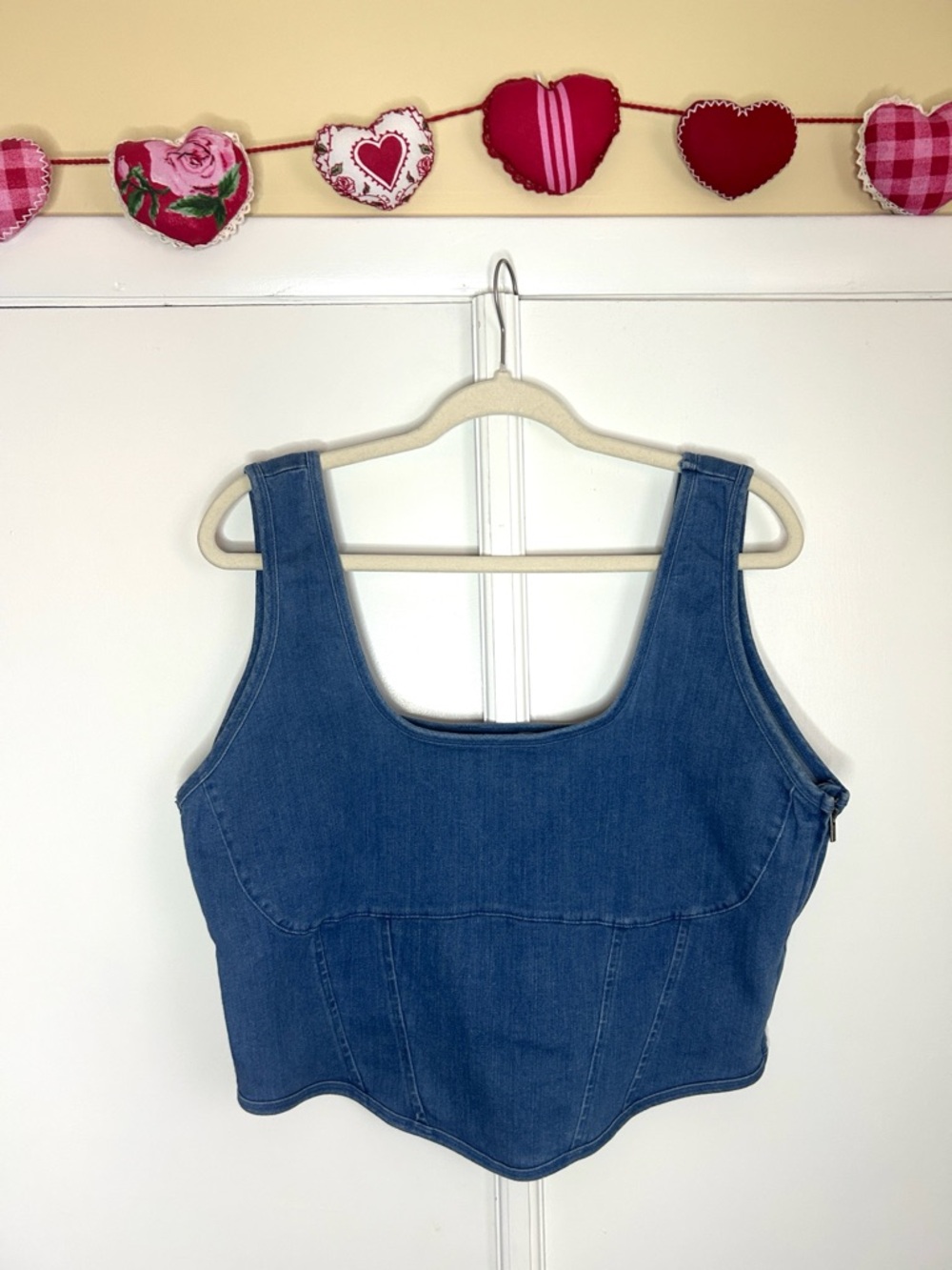 Denim Bralette - VS Pink